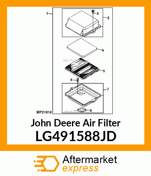 WB AIR FILTER LG491588JD