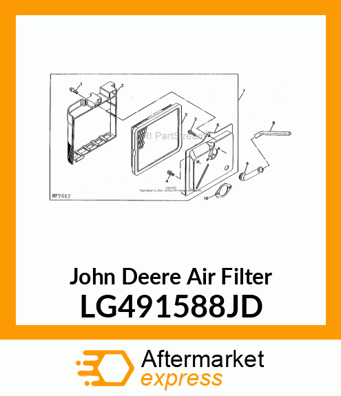 WB AIR FILTER LG491588JD