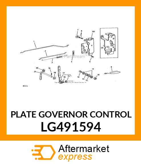 Plate Governor Control LG491594