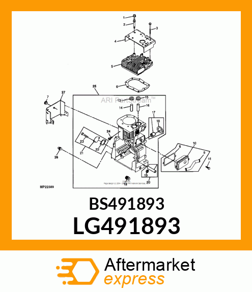 Bushing - BUSHING, GOVERNOR CRANK (Part is Obsolete) LG491893