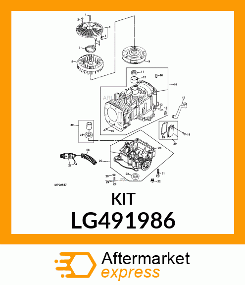 Kit Governor Bushing LG491986