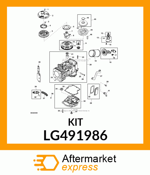 Kit Governor Bushing LG491986