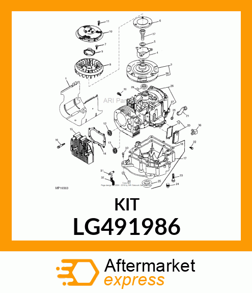 Kit Governor Bushing LG491986