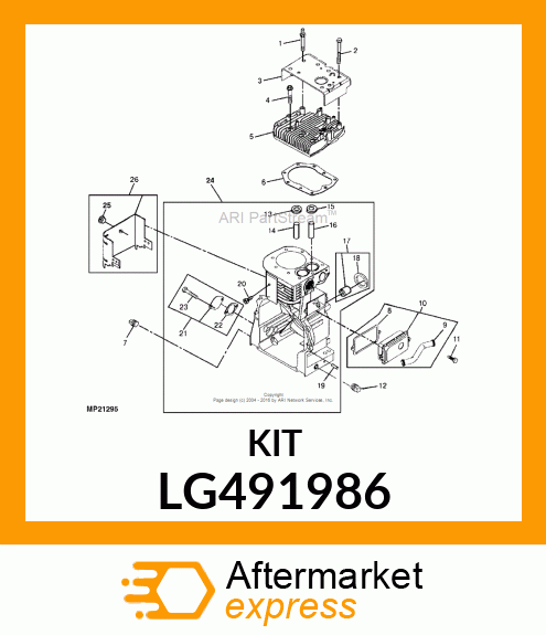 Kit Governor Bushing LG491986