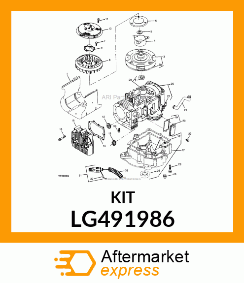 Kit Governor Bushing LG491986