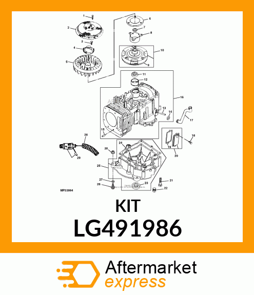 Kit Governor Bushing LG491986