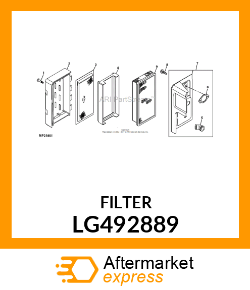 FILTER, AIR LG492889