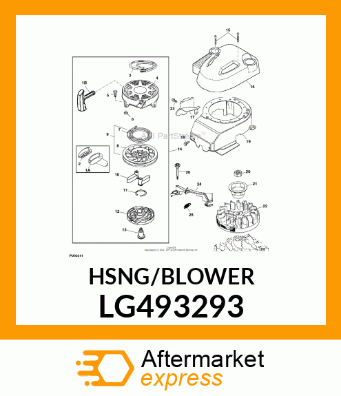 Housing - HOUSING, BLOWER LG493293