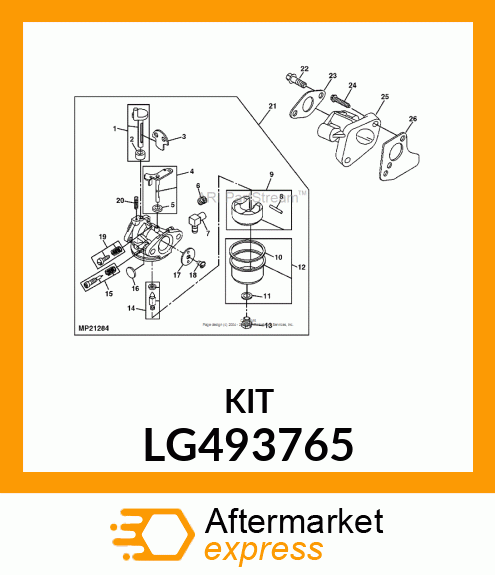 Valve LG493765