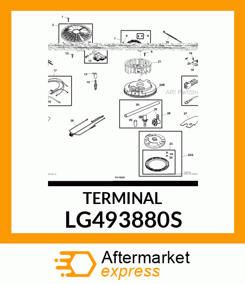 TERMINAL, CABLE LG493880S