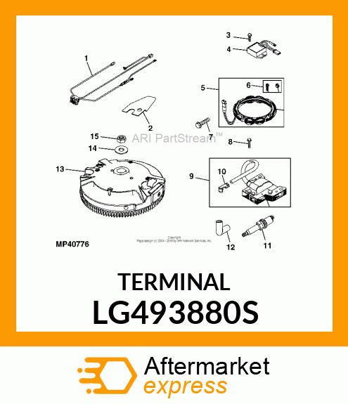 TERMINAL, CABLE LG493880S