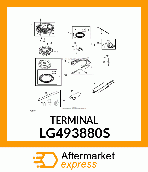 TERMINAL, CABLE LG493880S