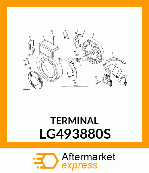 TERMINAL, CABLE LG493880S