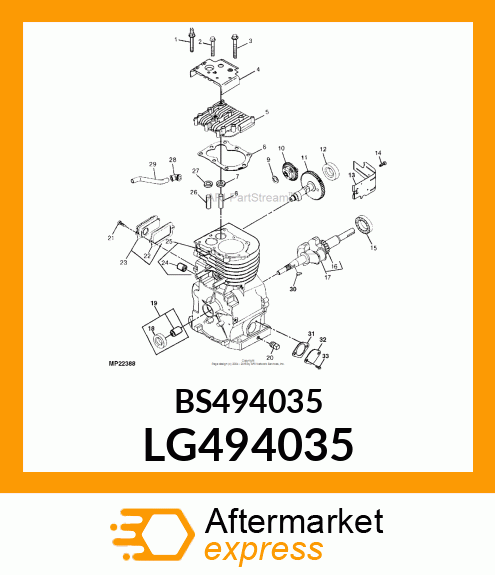 Crankshaft LG494035