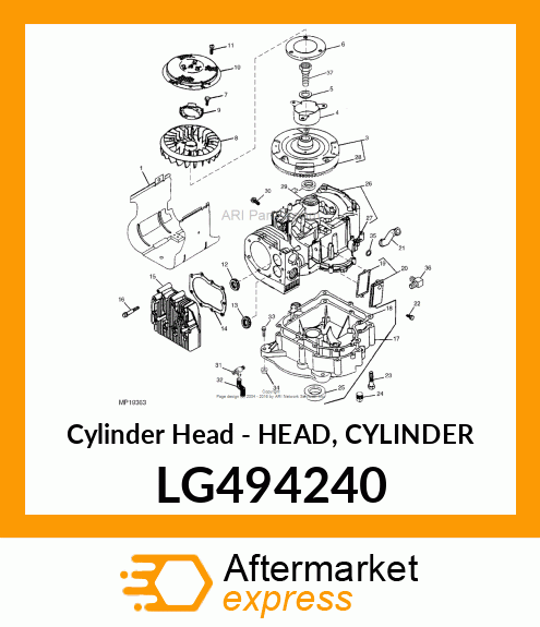 Cylinder Head LG494240