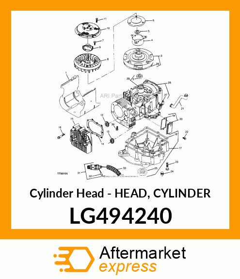 Cylinder Head LG494240