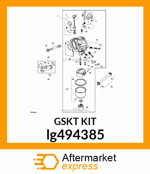 CARBURETOR KIT lg494385