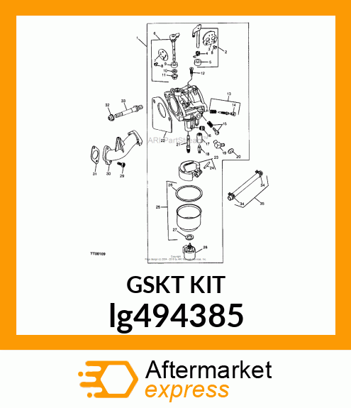 CARBURETOR KIT lg494385