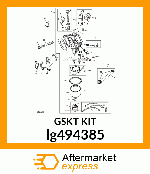 CARBURETOR KIT lg494385