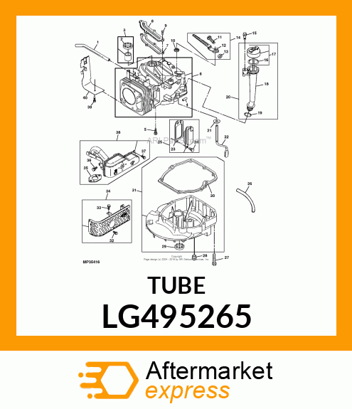 TUBE, OIL FILL LG495265