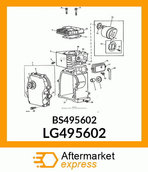 Gasket Kit - KIT, GASKET LG495602