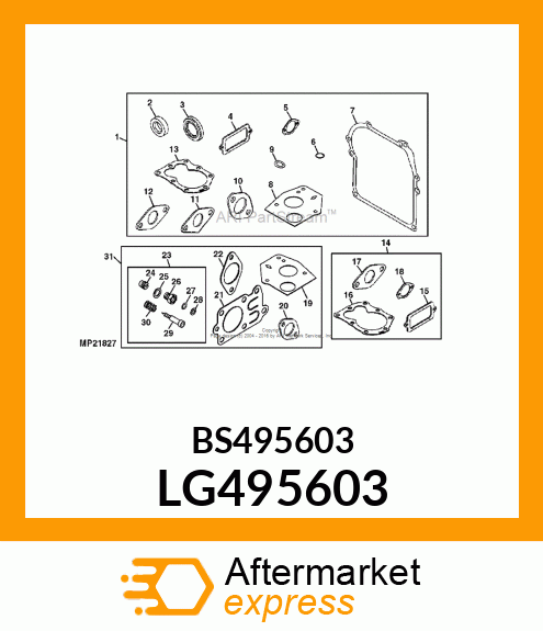 Gasket Kit LG495603