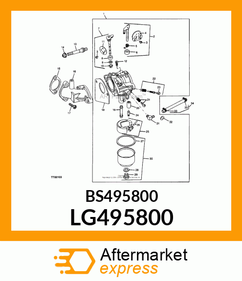 Screw LG495800