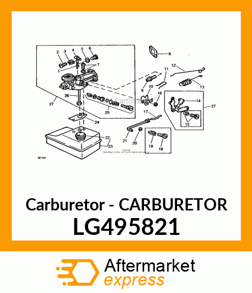 Carburetor - CARBURETOR LG495821