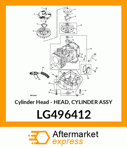 Cylinder Head LG496412