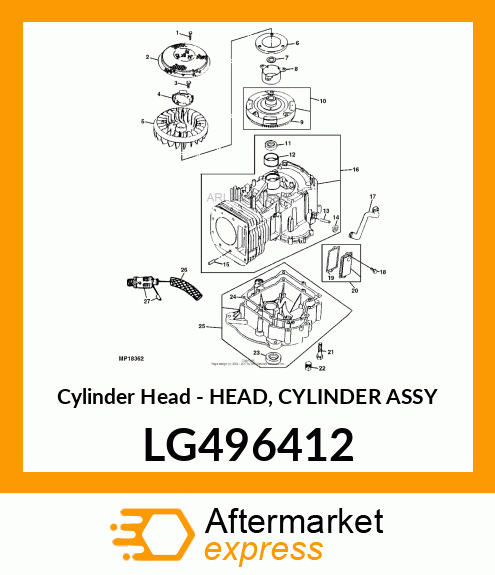 Cylinder Head LG496412