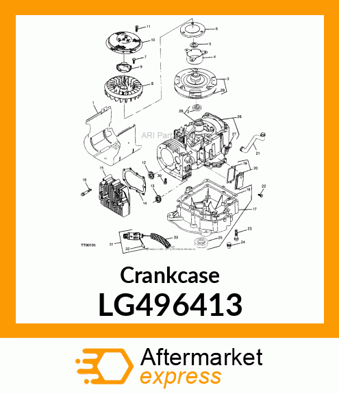 Crankcase LG496413