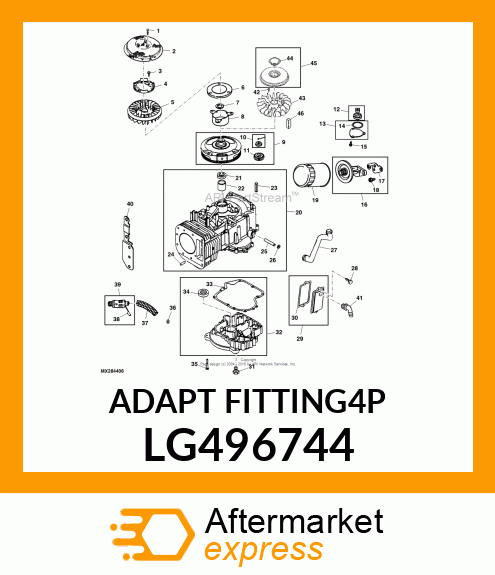 Adapter Fitting LG496744