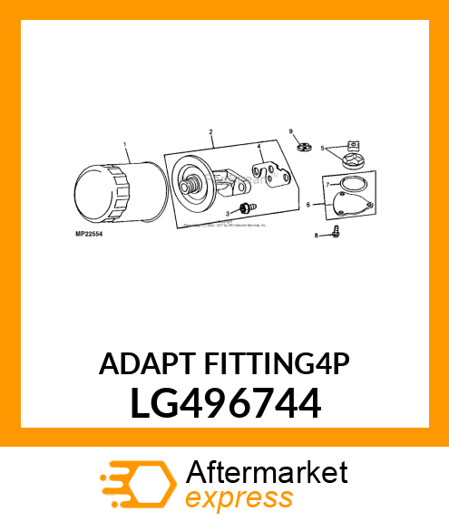 Adapter Fitting LG496744