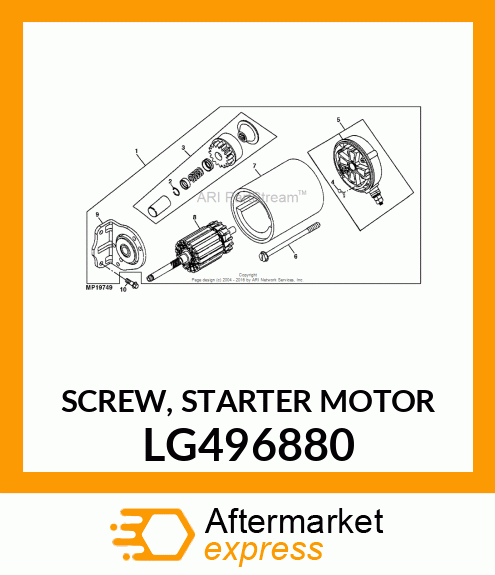 SCREW, STARTER MOTOR LG496880