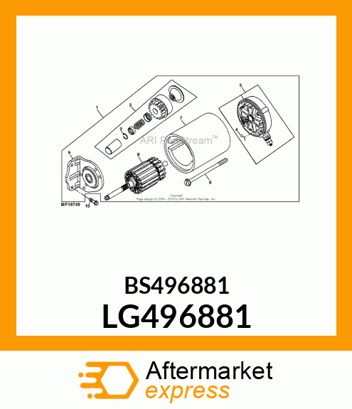 DRIVE, STARTER LG496881