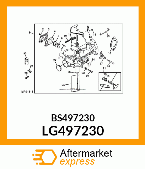 SHAFT, CHOKE LG497230