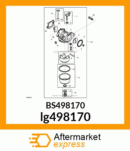 CARBURETOR lg498170