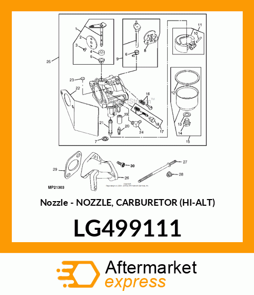 Nozzle LG499111