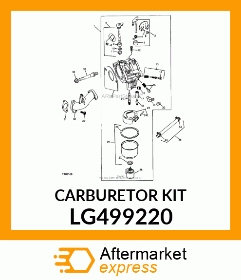 CARBURETOR KIT LG499220