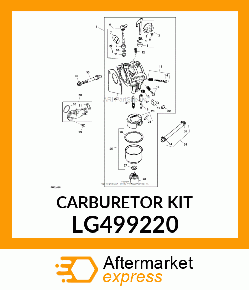 CARBURETOR KIT LG499220