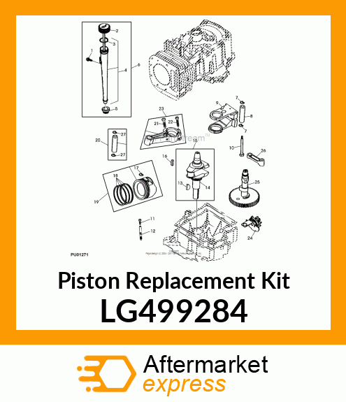 Piston Replacement Kit LG499284