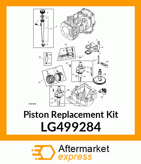 Piston Replacement Kit LG499284