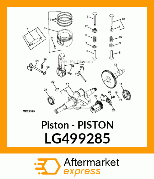 Piston LG499285