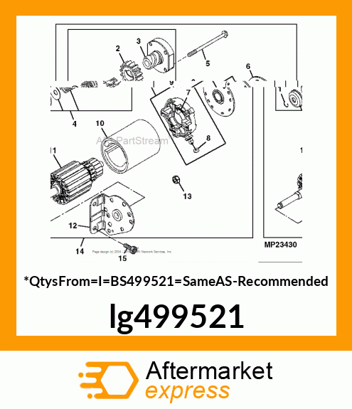 MOTOR lg499521