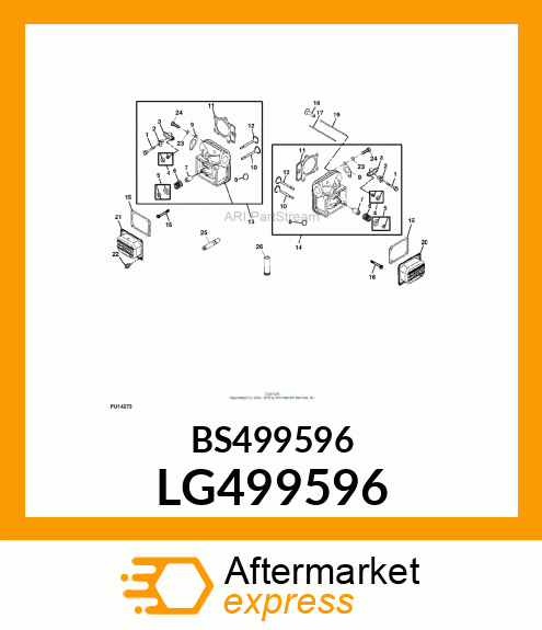 EXHAUST VALVE, VALVE LG499596