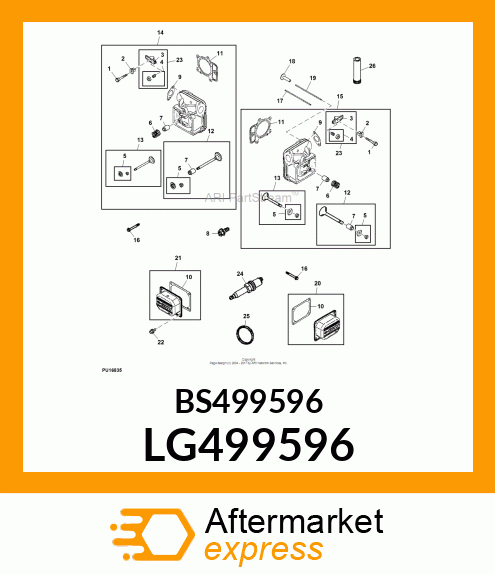 EXHAUST VALVE, VALVE LG499596