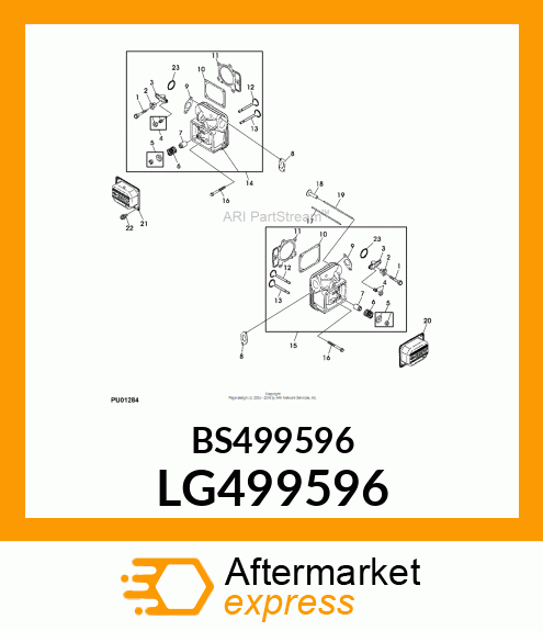 EXHAUST VALVE, VALVE LG499596