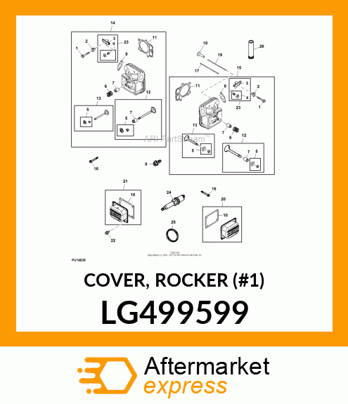 COVER, ROCKER (#1) LG499599