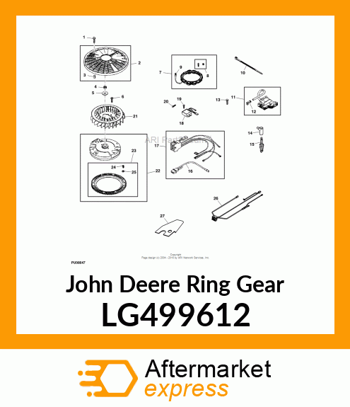 RING GEAR, GEAR, RING LG499612