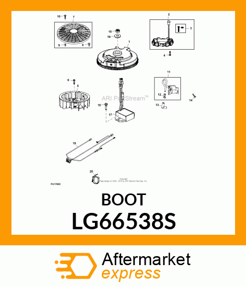 BOOT, SPARK PLUG LG66538S